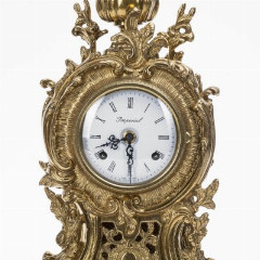 Часы каминные "Imperial", сплав бронзы, золочение, Farbel, Италия, 2000-2015 гг.