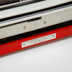 Машинка печатная "tbm de Luxe" Unis, металл, пластик, Югославия, 1960-1980 гг.
