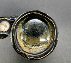 Бинокль винтажный с компасом, Verres Juperieurs, металл, стекло, Франция, 1890-1920 гг.