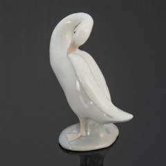 Статуэтка "Гусь, чистящий перья", фарфор, роспись, Lladro, Испания, 1971-1974 гг.