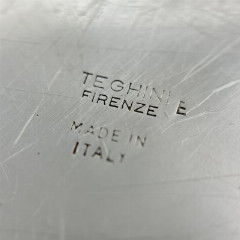 Шкатулка "Яблоко",  Teghini Firenze, металл, серебрение, Италия, 1970-1980 гг.