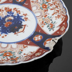 Декоративная тарелка, Имари, фарфор, роспись, Япония, 1880-1920 гг.