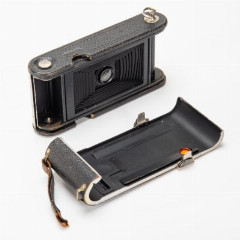 Фотоаппарат "Kodak A-116", металл, кожа, стекло, пластик, Kodak, США, 1920-1937 гг.