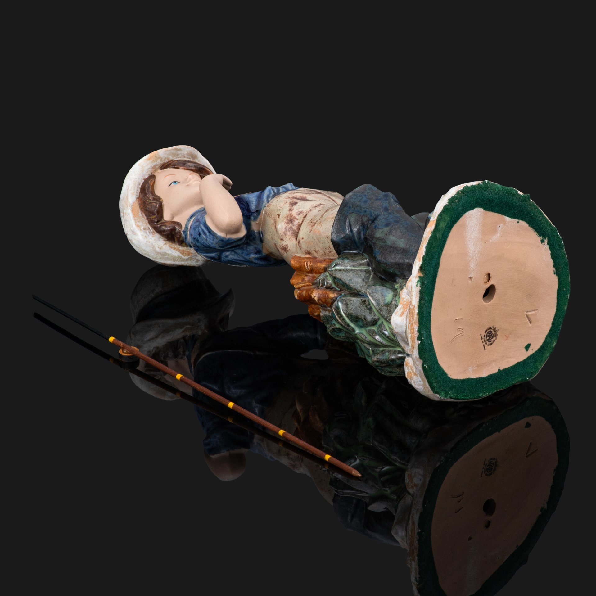 Статуэтка "Мальчик-рыбак с удочкой", мануфактура Porcelana Artistica Levantina (PAL)