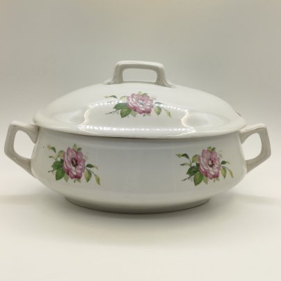 Террина/супница с цветочным декором