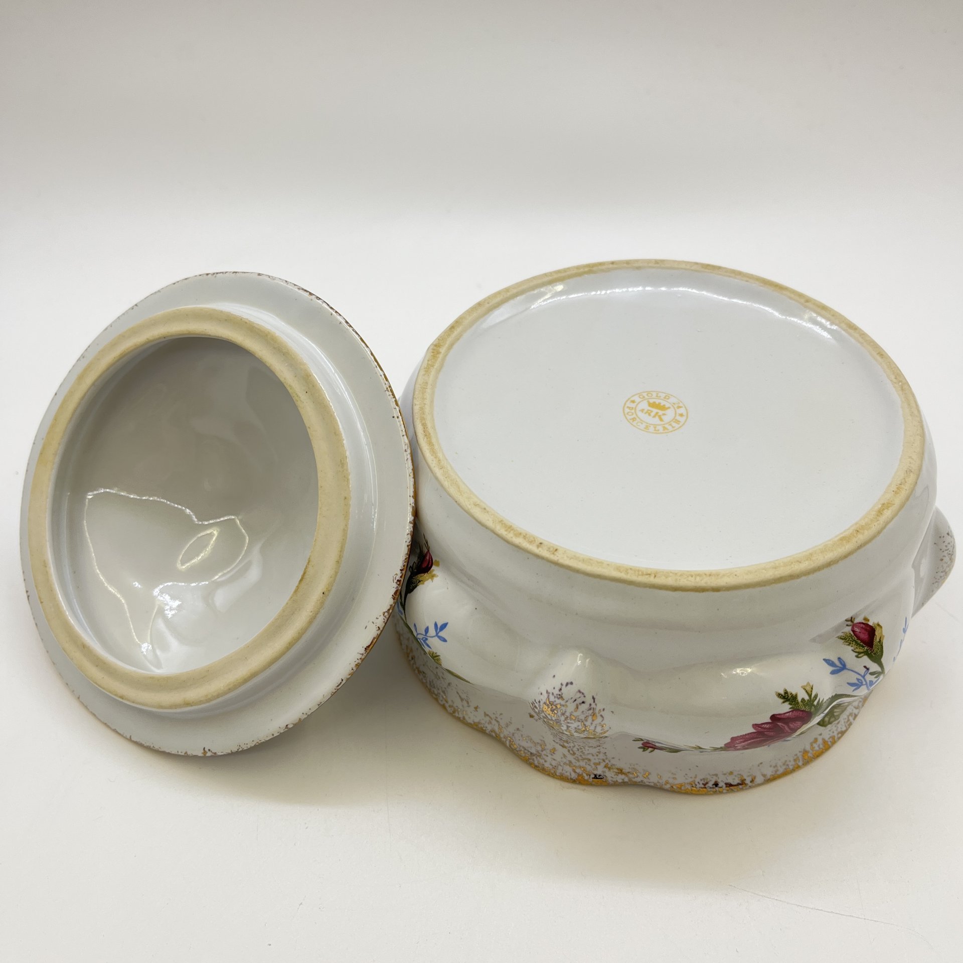 Сахарница с цветочным декором, ARK Porcelain