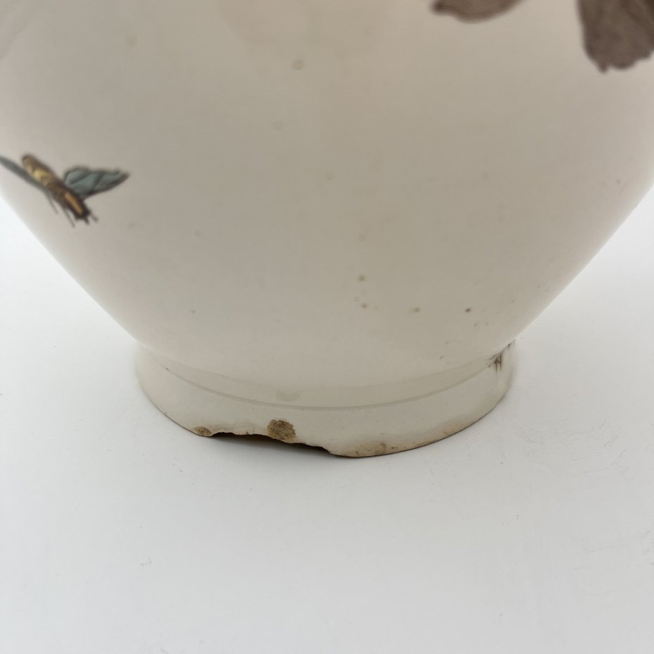 Кувшин, украшенный цветочным декором, фаянс, деколь, Villeroy & Boch, Германия, 1874-1909 гг.