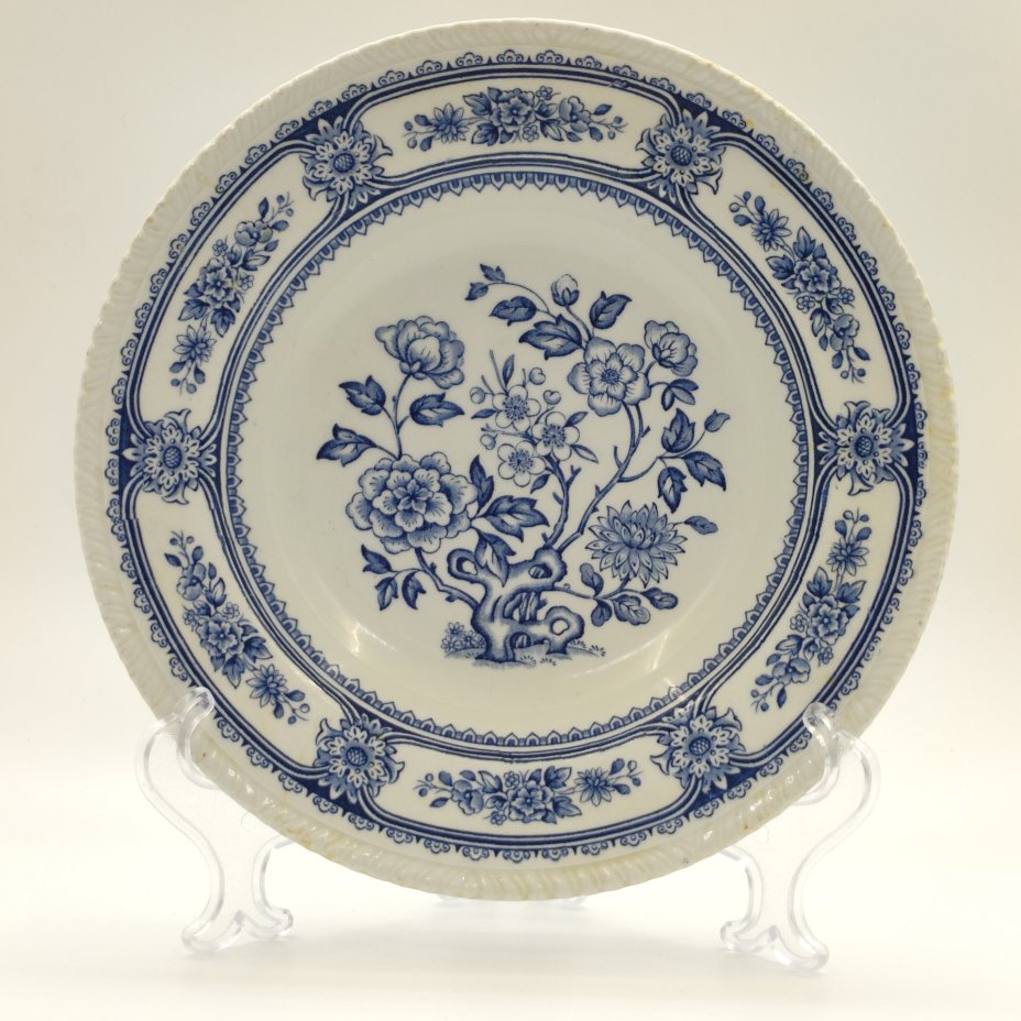 Тарелка суповая "Dorset", Wood & Sons, фаянс, деколь, Великобритания, 1960-1980 гг.