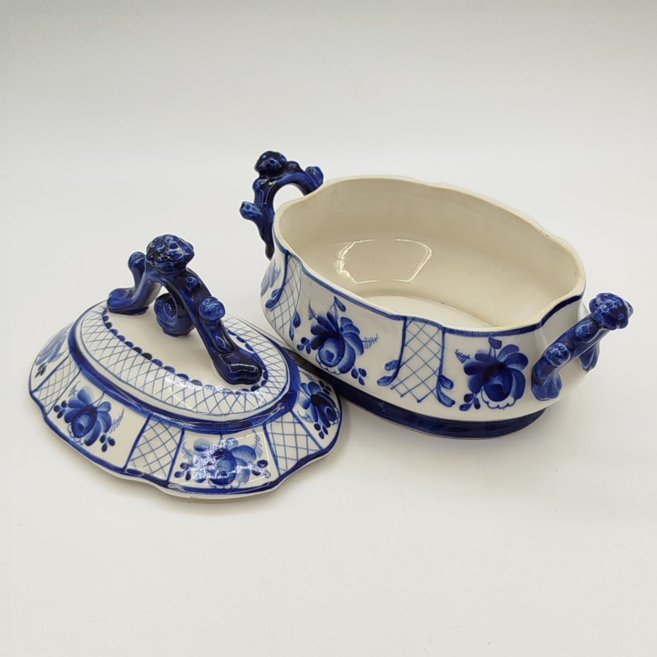 Сахарница (конфетница) овальной формы