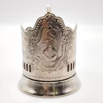 Подстаканник "Советский космос", Кольчугинский завод цветных металлов