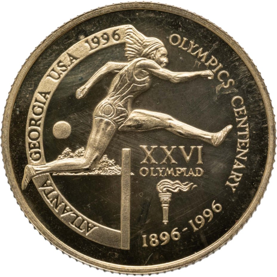Танзания 2000 шиллингов (shillingi) 1996 XXVI летние Олимпийские игры, Атланта 1996 г. - бег с препятствием (малый герб)