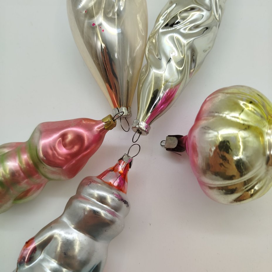 Набор из пяти ёлочных игрушек