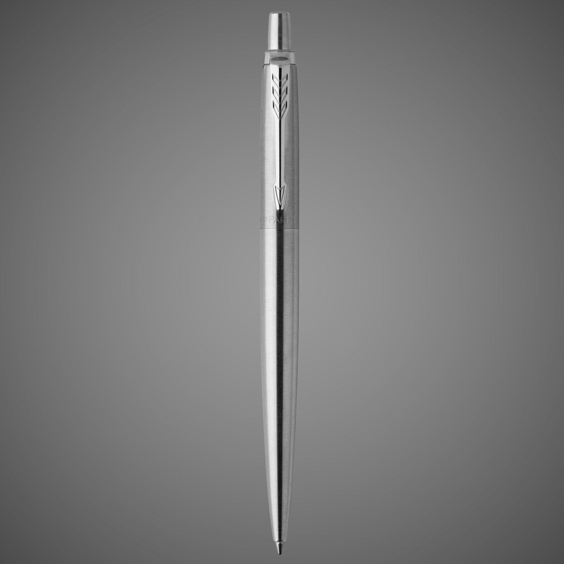 Шариковая ручка Parker Jotter Core K61 Stainless Steel CT , стержень: Mblue в блистере+жестяной футляр, Металлы: нержавеющая сталь