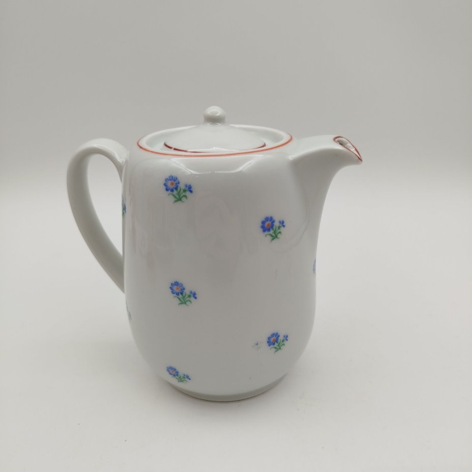 Молочник с нежным цветочным декором, фарфор, деколь, Kahla, Германия, 1937-1957 гг., Kahla