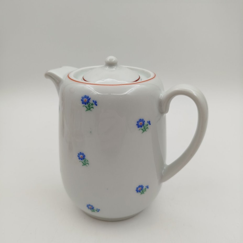 Молочник с нежным цветочным декором, фарфор, деколь, Kahla, Германия, 1937-1957 гг., Kahla