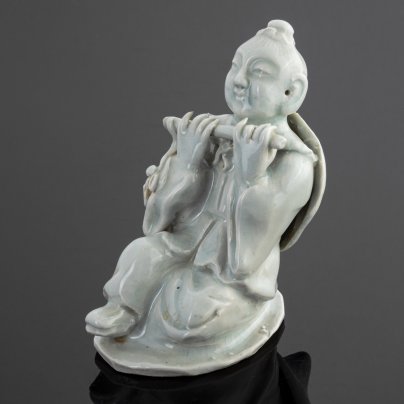Статуэтка "Хань Сян-цзы", фарфор, глазурь, Китай, 1950-1960 гг.