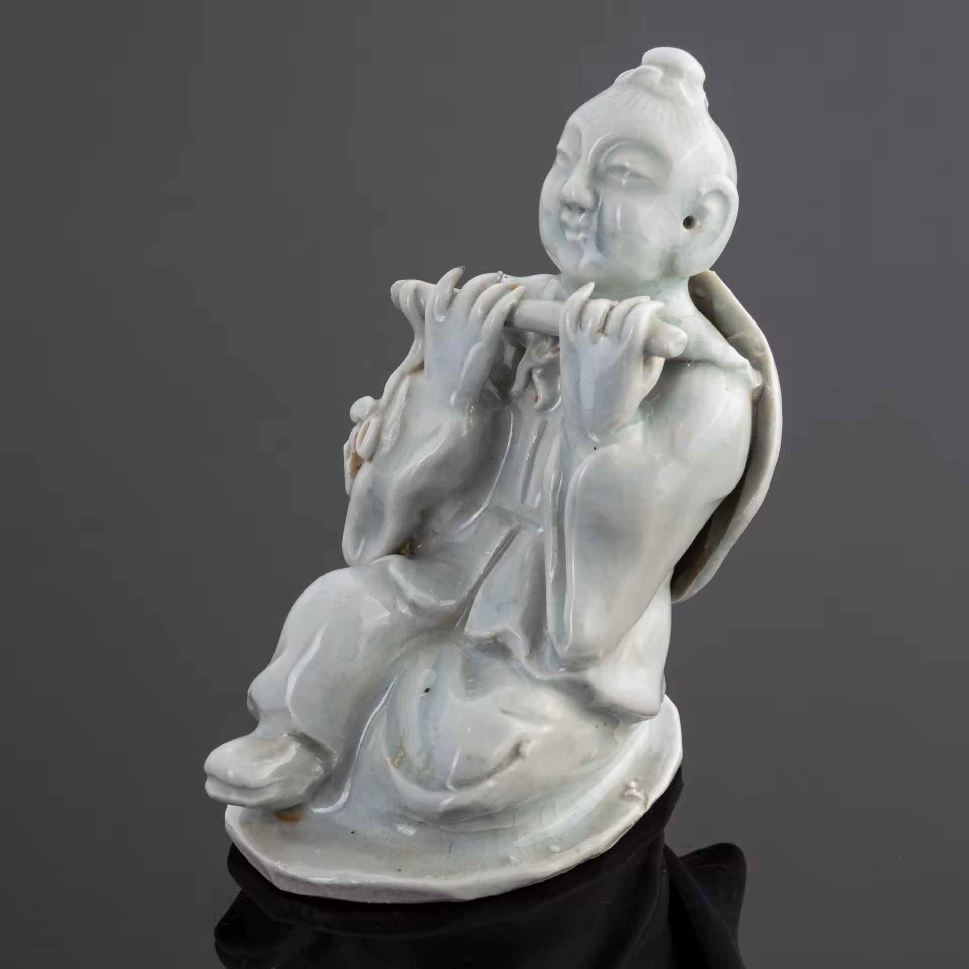 Статуэтка "Хань Сян-цзы", фарфор, глазурь, Китай, 1950-1960 гг., Китай