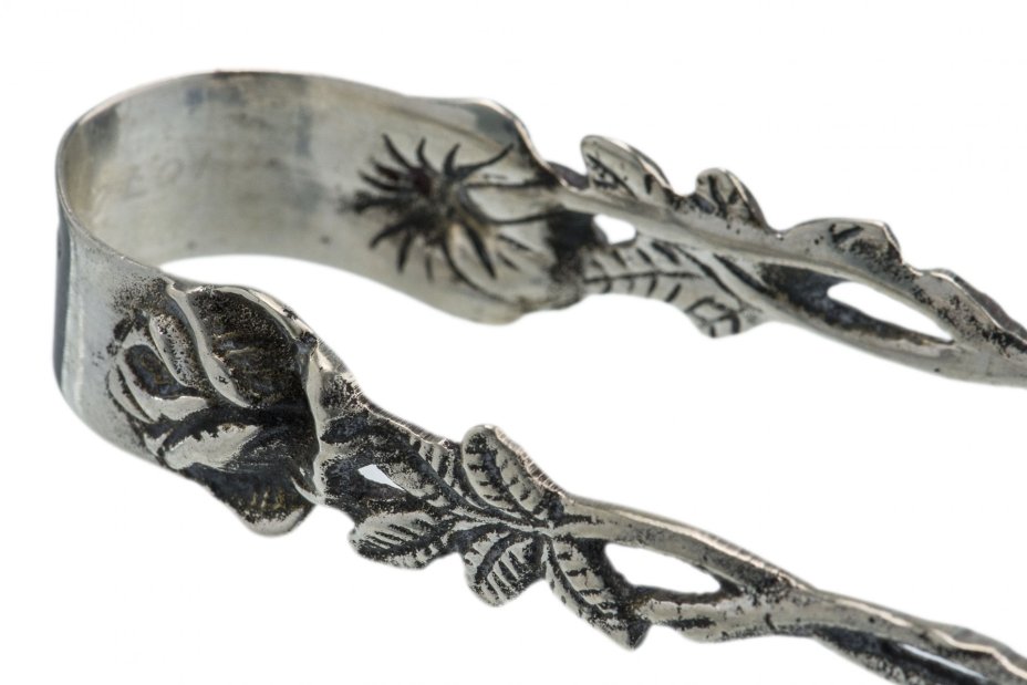 Щипцы для сахара, серебро 830 пр., фирма "Gewe Silvervarufabriken", г.Мальме, Швеция, 1960-1970 гг.