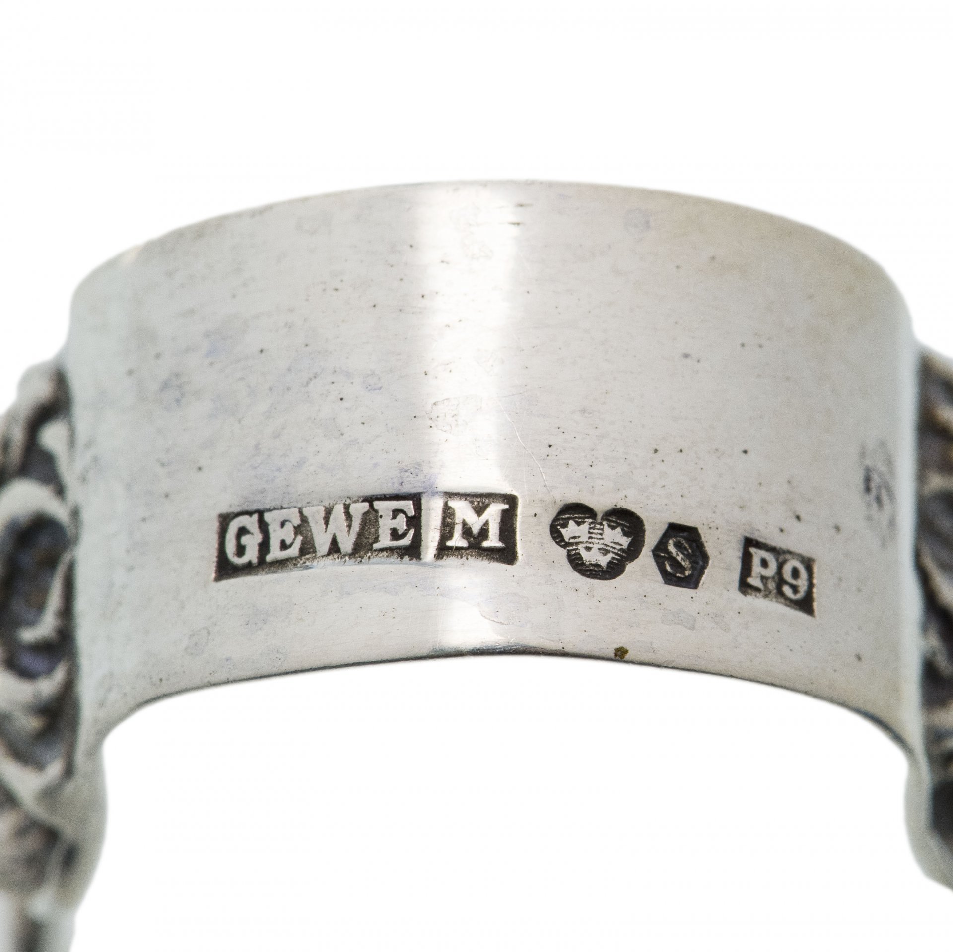 Щипцы для сахара, серебро 830 пр., фирма "Gewe Silvervarufabriken", г.Мальме, Швеция, 1960-1970 гг.