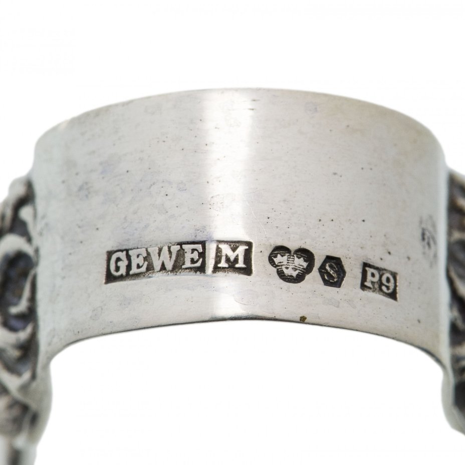 Щипцы для сахара, серебро 830 пр., фирма "Gewe Silvervarufabriken", г.Мальме, Швеция, 1960-1970 гг.