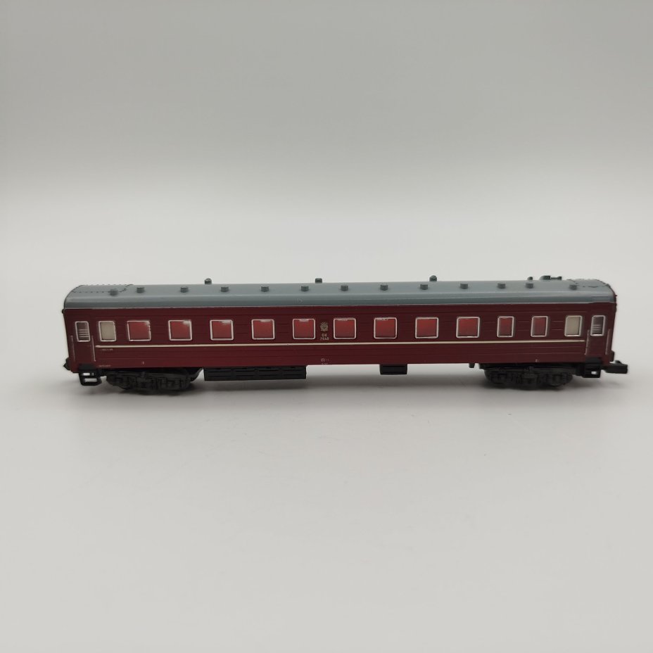 Модель вагона железнодорожного "Weitstreckenwagen 5/4145-191", в оригинальной коробке, пластик, бумага, печать, Piko, ГДР, 1970-1989 гг., Piko