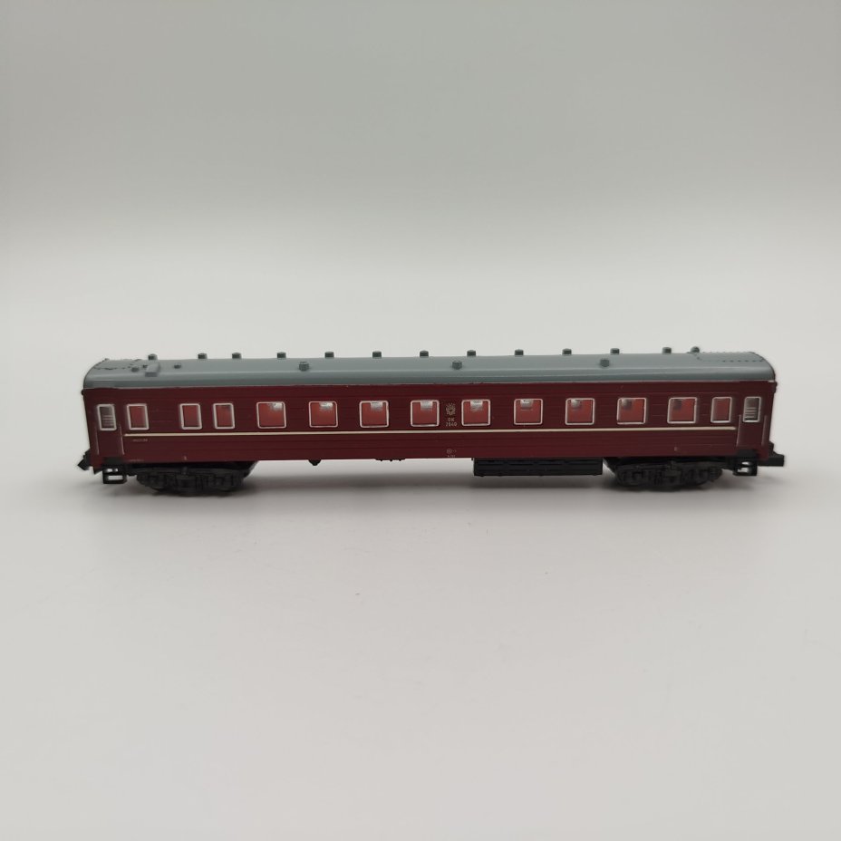 Модель вагона железнодорожного "Weitstreckenwagen 5/4145-191", в оригинальной коробке, пластик, бумага, печать, Piko, ГДР, 1970-1989 гг., Piko