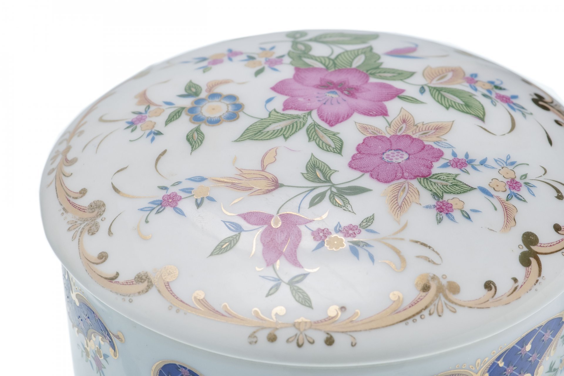 Шкатулка фарфоровая с цветочным декором (в подборе), фарфор, деколь, Западная Европа, 2000 - 2010 гг.