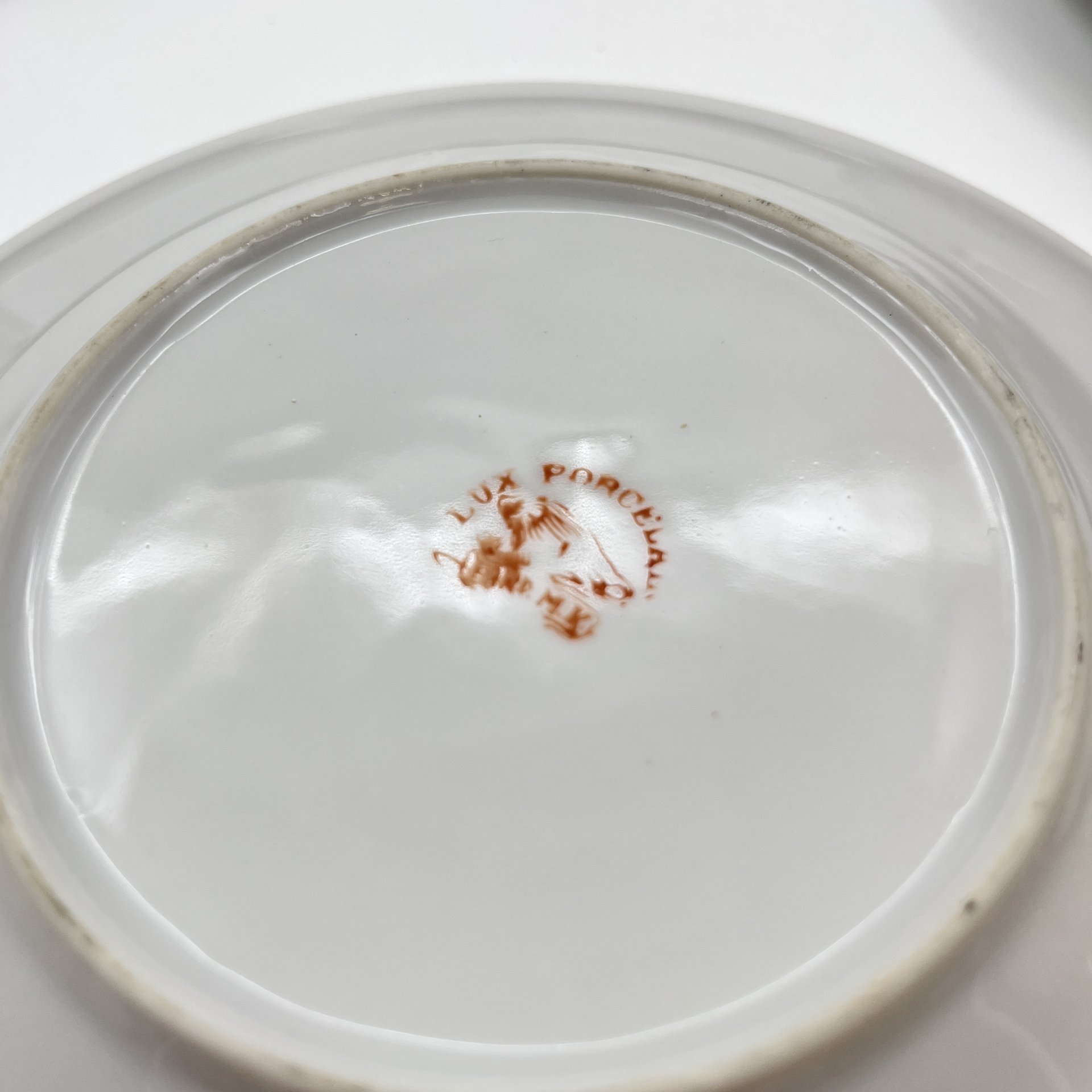Набор из 6-ти десертных тарелок "Дракон",  Lux Porcelain FAHD M.K.