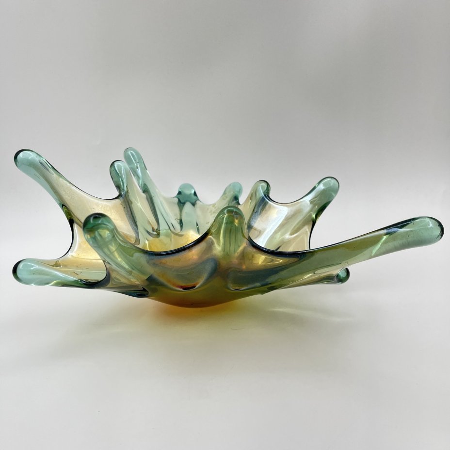 Ваза (фруктовница) "Медуза", Керченский стекольный завод (предположительно)