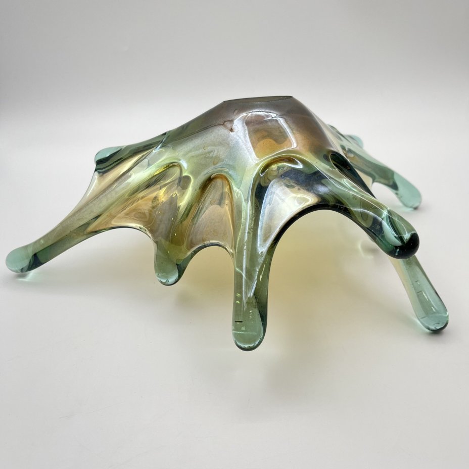 Ваза (фруктовница) "Медуза", Керченский стекольный завод (предположительно)