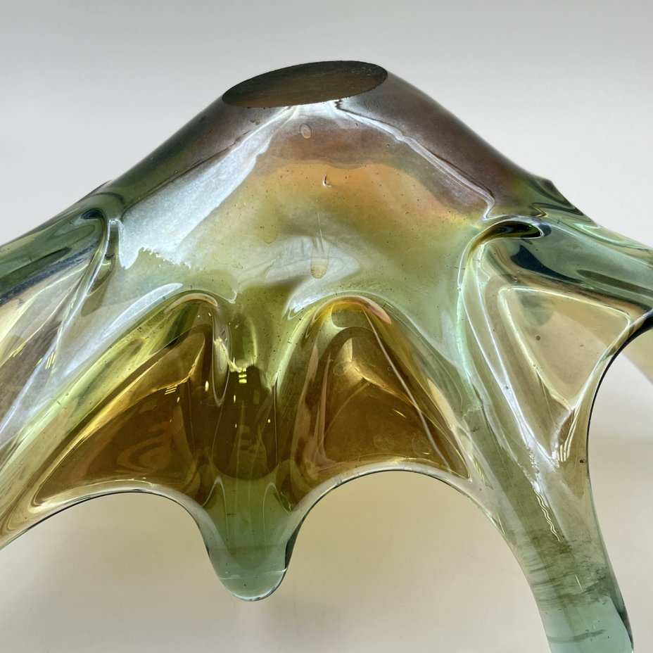 Ваза (фруктовница) "Медуза", Керченский стекольный завод (предположительно)