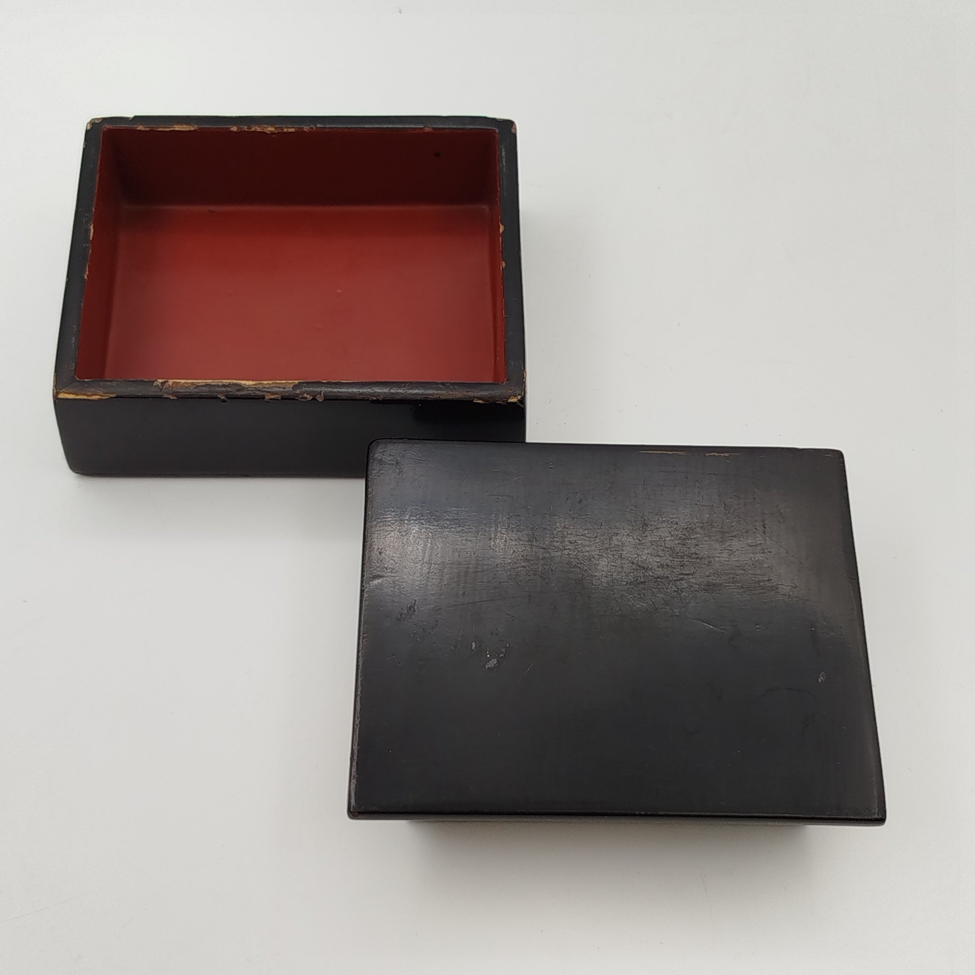 Шкатулка с изображением парусника, папье-маше, трафаретная печать, Азия, 1970-1990 гг.