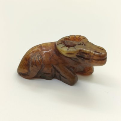 Статуэтка миниатюрная "Бык", натуральный камень, резьба, Азия, 1990-2015 гг.