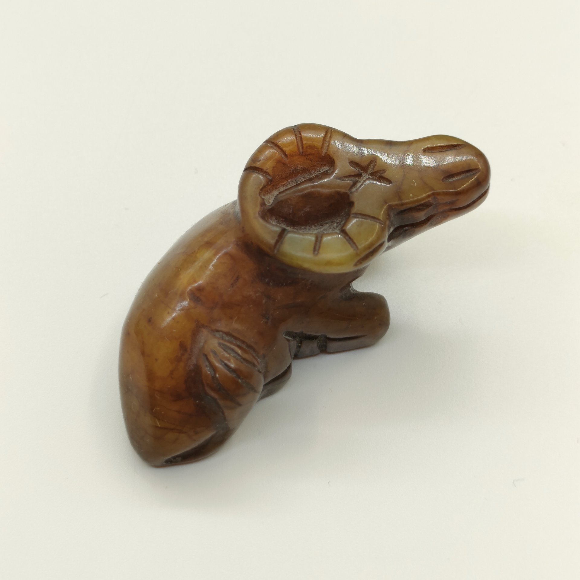 Статуэтка миниатюрная "Бык", натуральный камень, резьба, Азия, 1990-2015 гг.