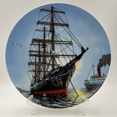 Тарелка декоративная "Памир" Heinrich & Villeroy&Boch, фарфор, деколь, Германия, 1976-2000 гг.