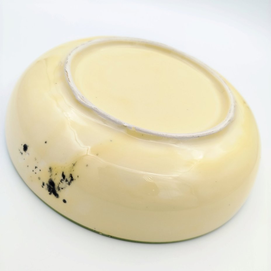 Блюдо (тарелка) для подачи закусок, фаянс, роспись