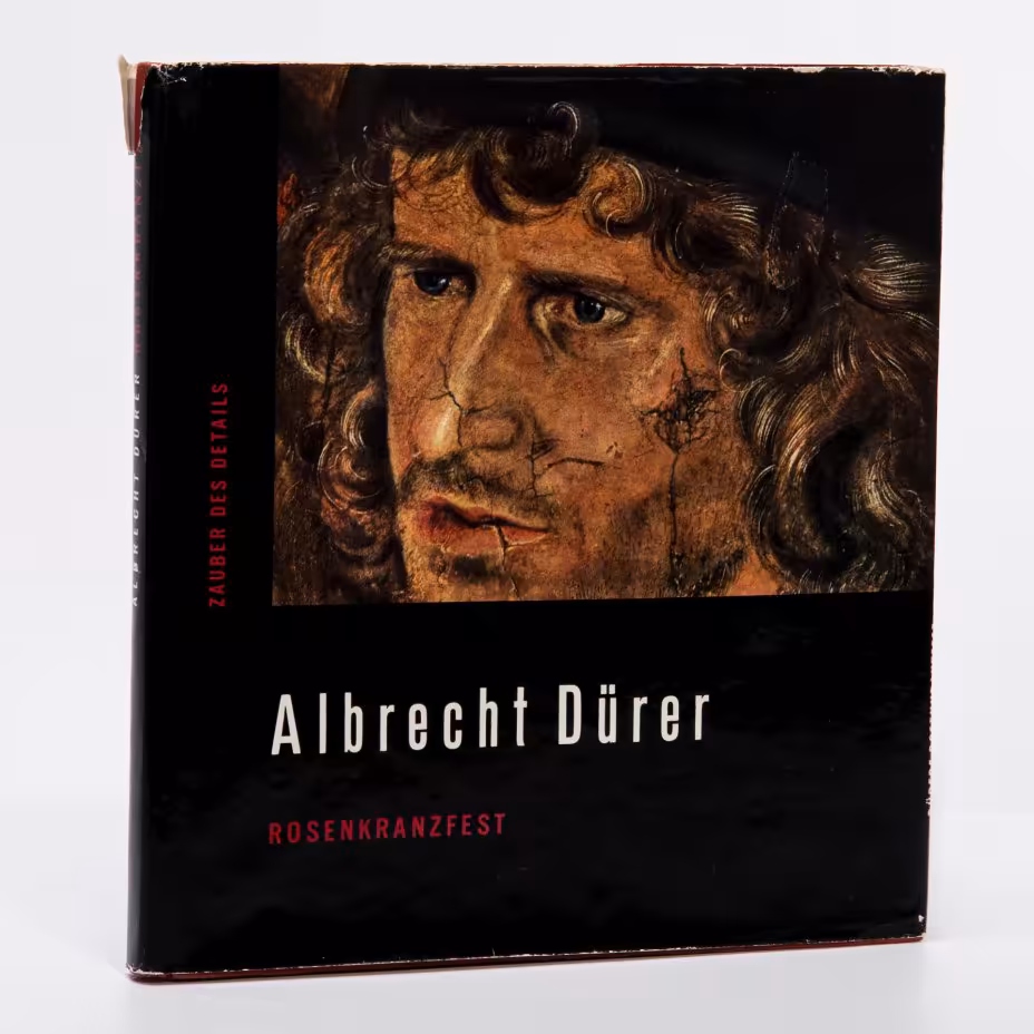 Альбом  Альбрехт Дюрер "Albrecht Durer. Rosenkranzfest", на немецком языке, бумага, печать, cост. Гомолка Яромир, издательство "Аrtia", 1961 г.