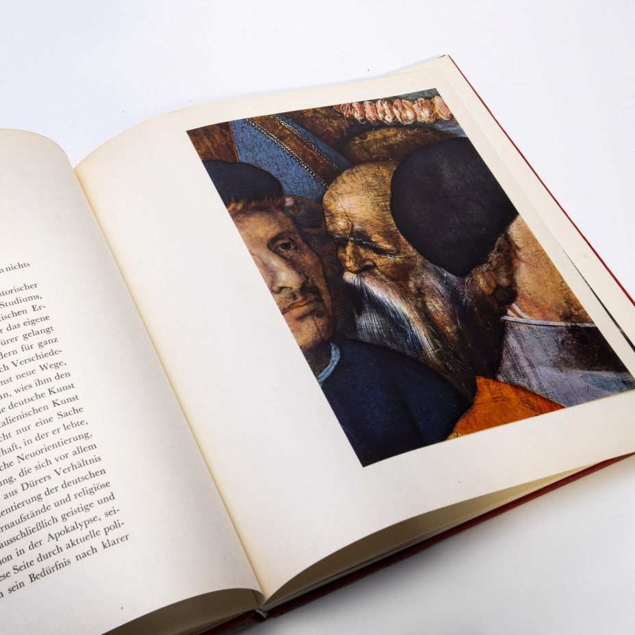Альбом  Альбрехт Дюрер "Albrecht Durer. Rosenkranzfest", на немецком языке, бумага, печать, cост. Гомолка Яромир, издательство "Аrtia", 1961 г.