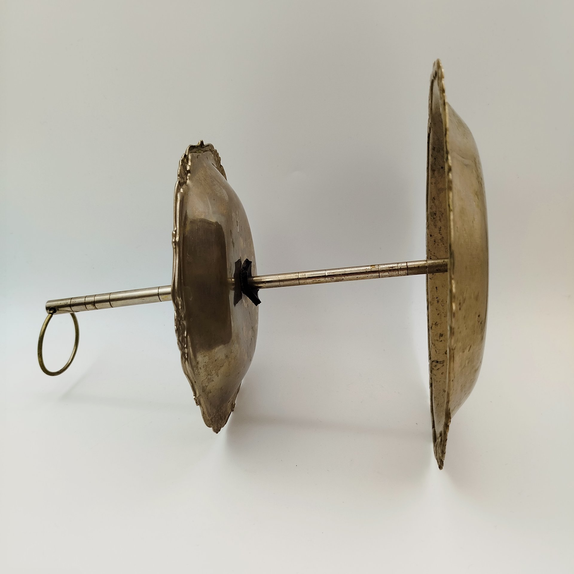 Конфетница - этажерка двухярусная, металл, СССР, 1950-1980 гг.