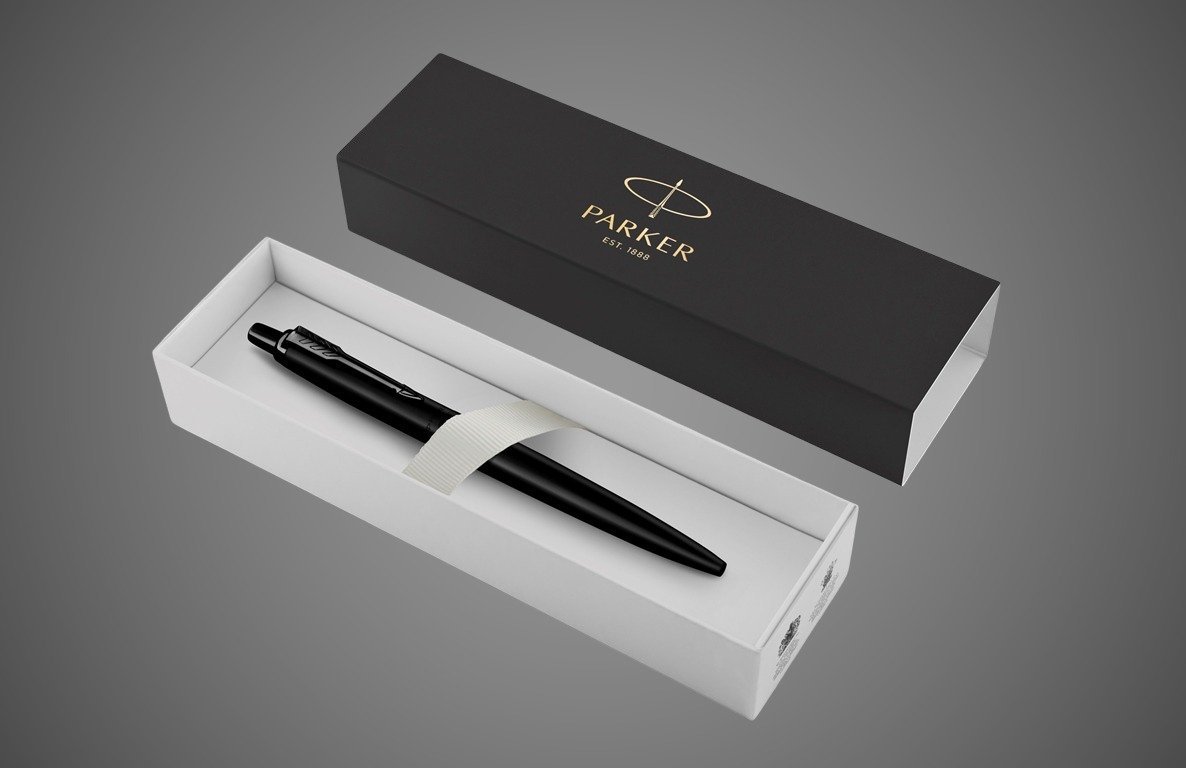 Шариковая ручка Parker Jotter XL SE20 Monochrome в подарочной упаковке, цвет: Black, стержень: Mblue, Покрытия: PVD-покрытие, лак, нержавеющая сталь