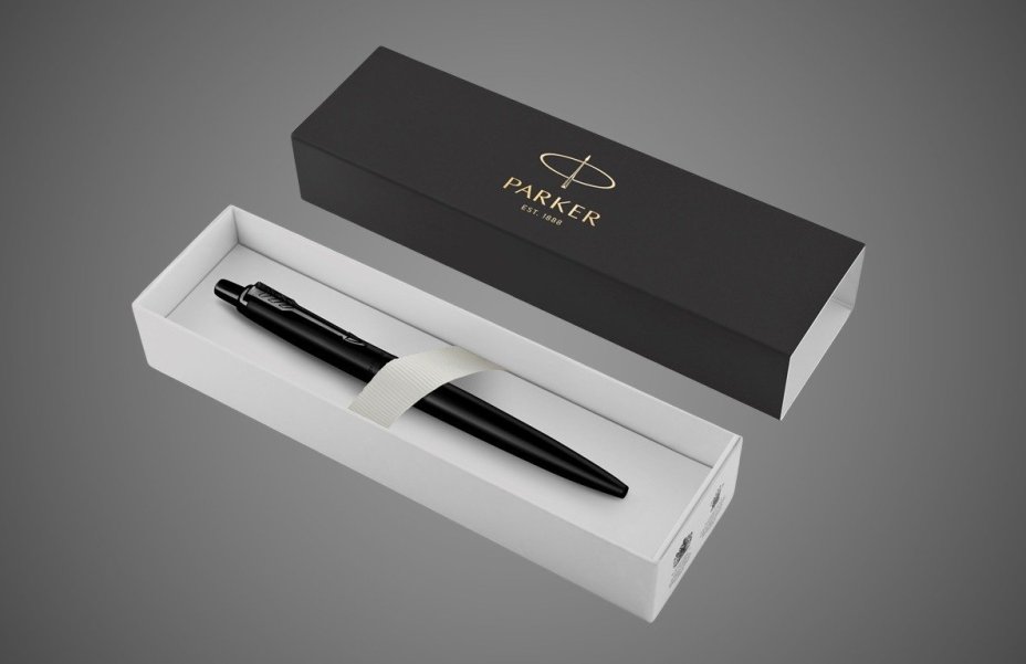 Шариковая ручка Parker Jotter XL SE20 Monochrome в подарочной упаковке, цвет: Black, стержень: Mblue, Покрытия: PVD-покрытие, лак, нержавеющая сталь