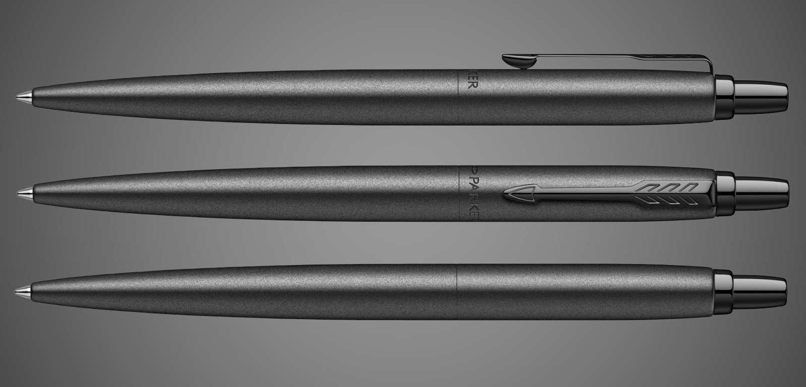 Шариковая ручка Parker Jotter XL SE20 Monochrome в подарочной упаковке, цвет: Black, стержень: Mblue, Покрытия: PVD-покрытие, лак, нержавеющая сталь