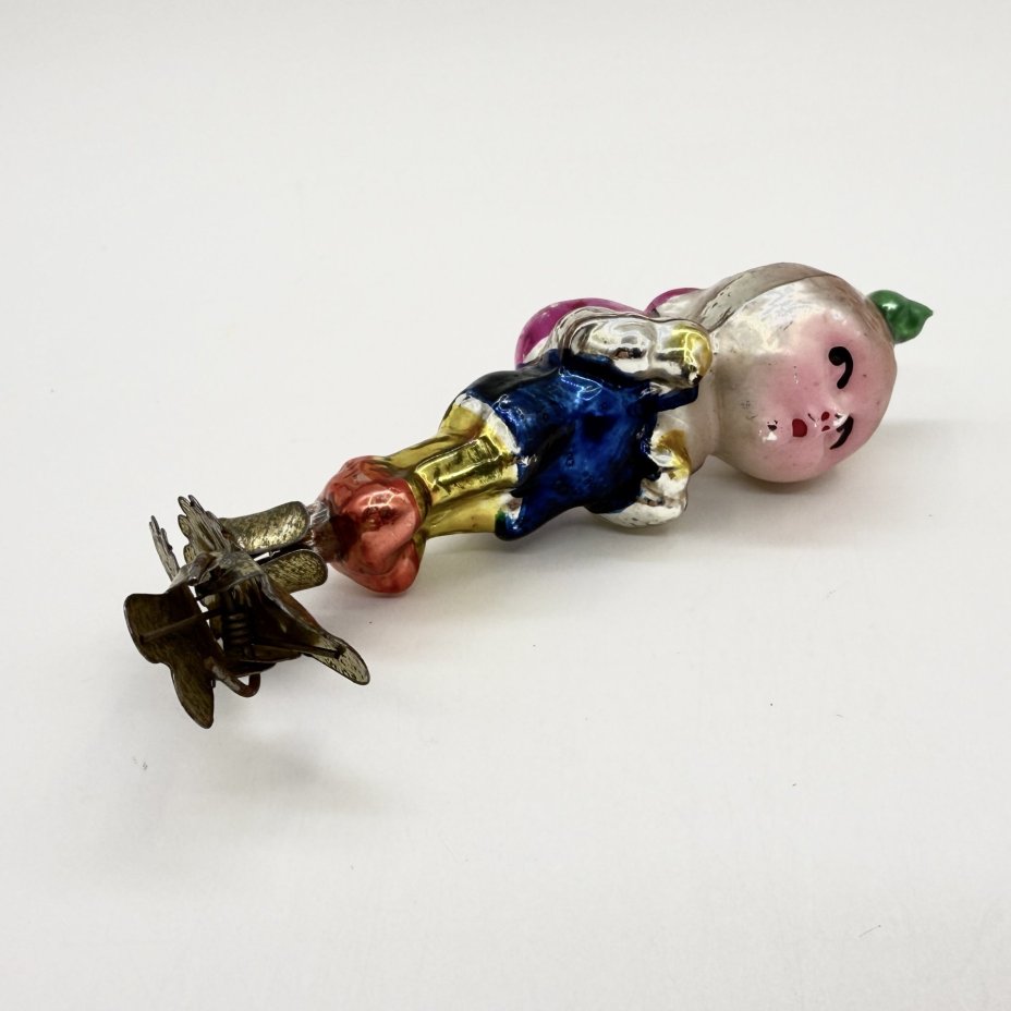 Игрушка ёлочная на прищепке из серии «Чиполлино», артель "Культигрушка"