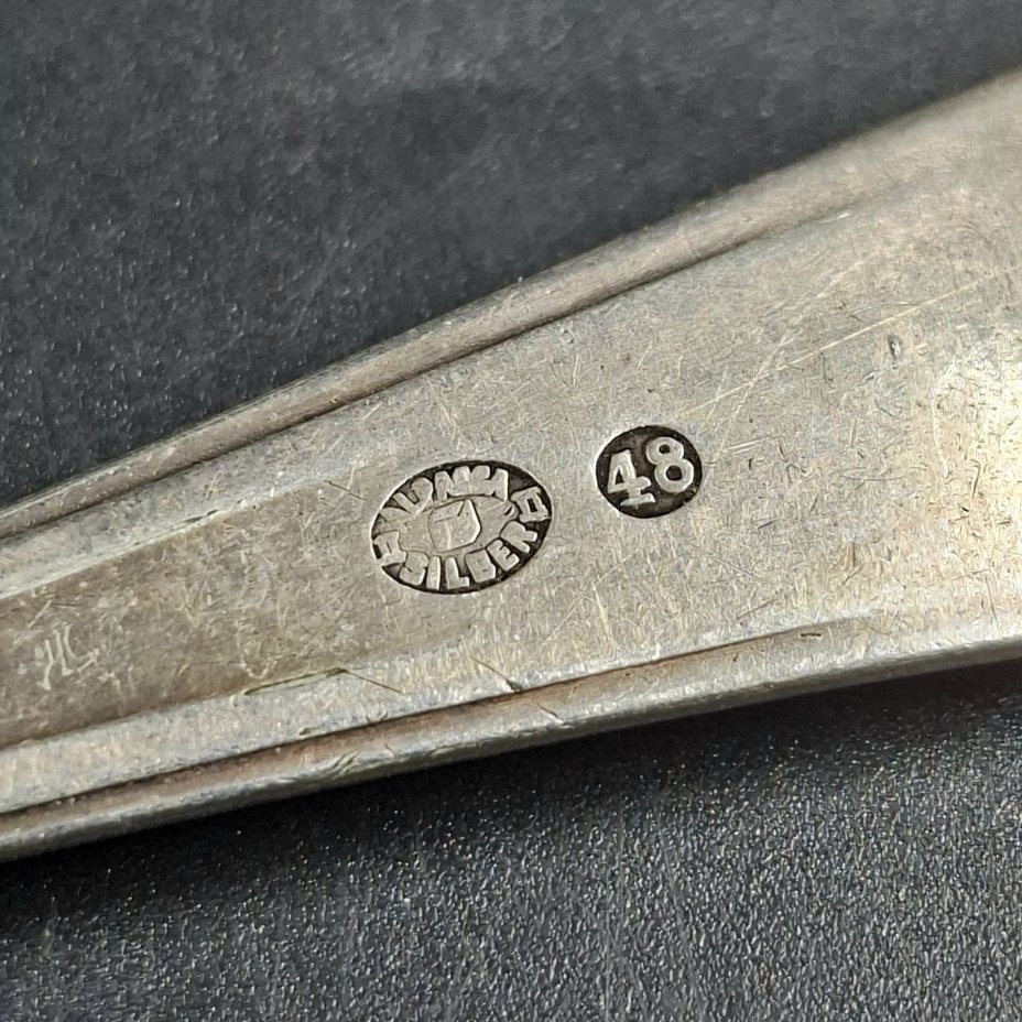 Набор из четырех чайных ложек в стиле ар-деко (в подборе)