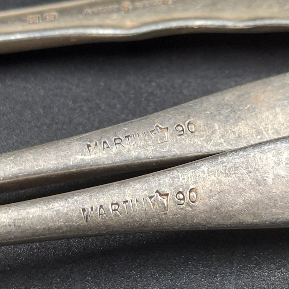 Набор из четырех чайных ложек в стиле ар-деко (в подборе)