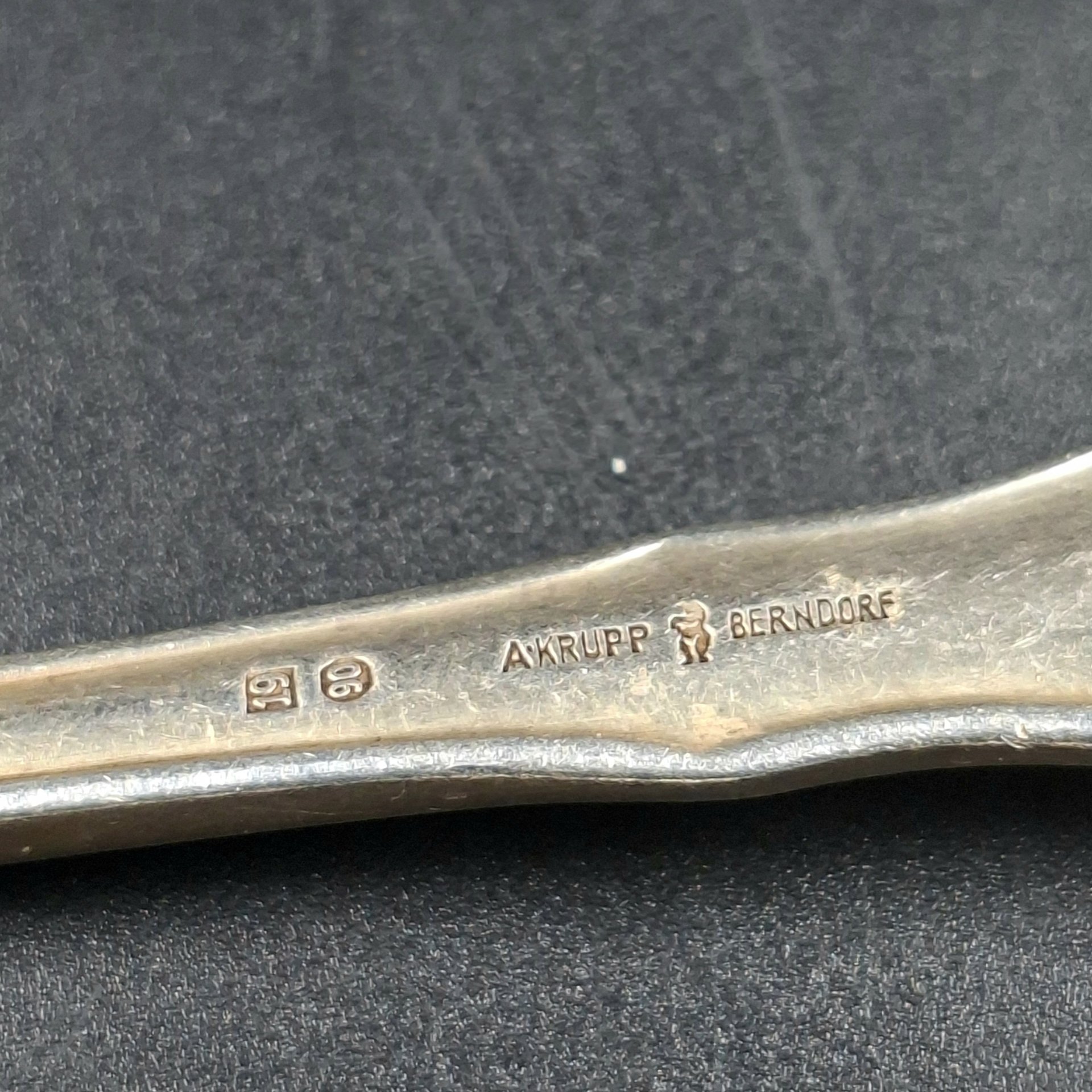 Набор из четырех чайных ложек в стиле ар-деко (в подборе), металл, серебрение, Европа, 1900-1940 гг.