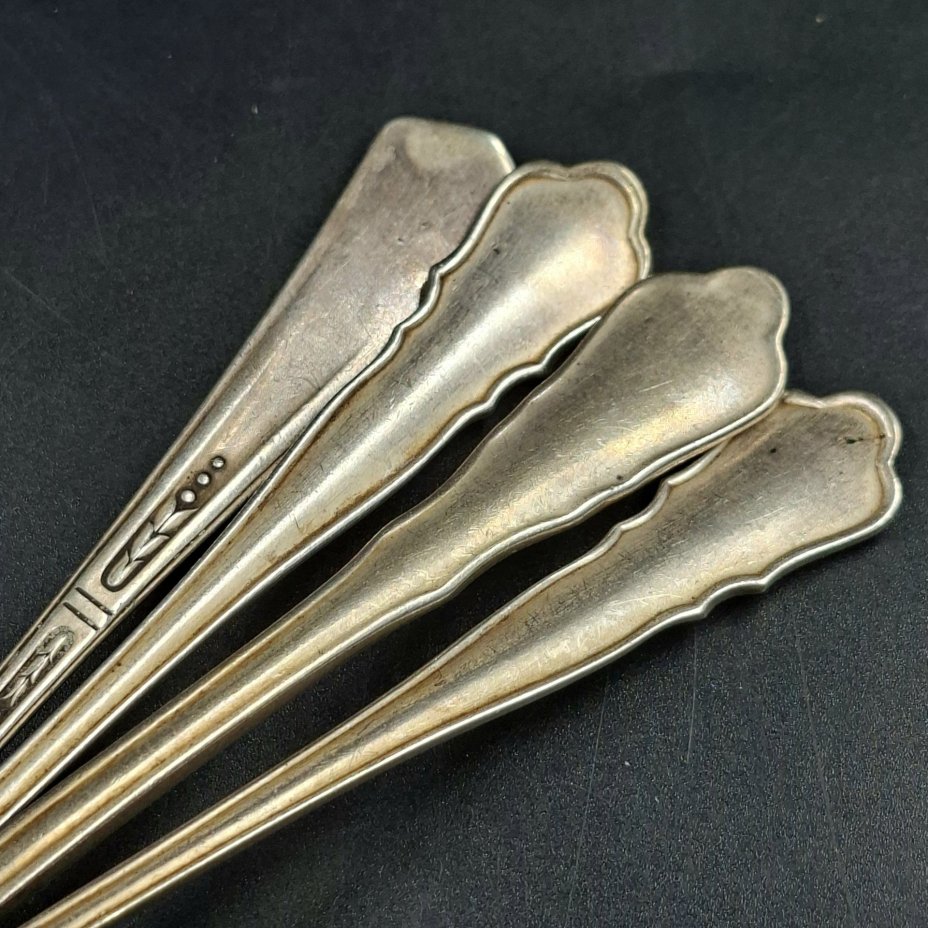 Набор из четырех чайных ложек в стиле ар-деко (в подборе)