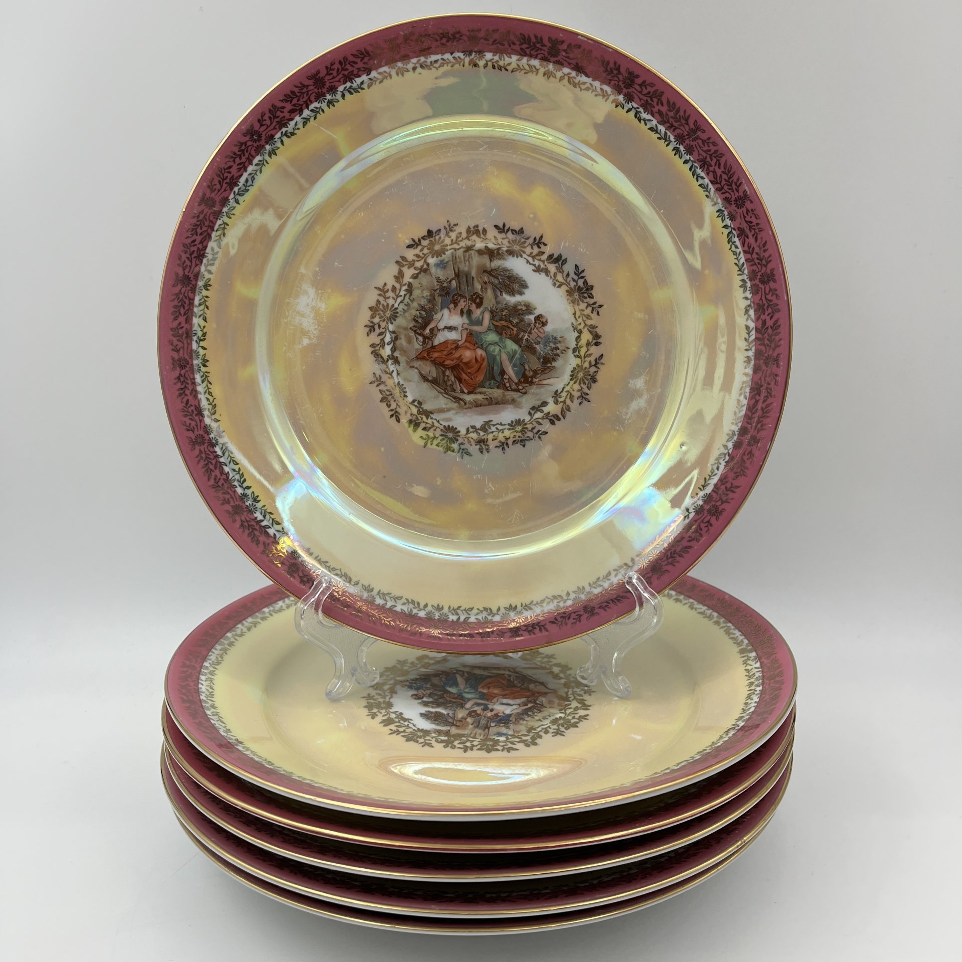 Набор из 6-ти обеденных тарелок "Мадонна"