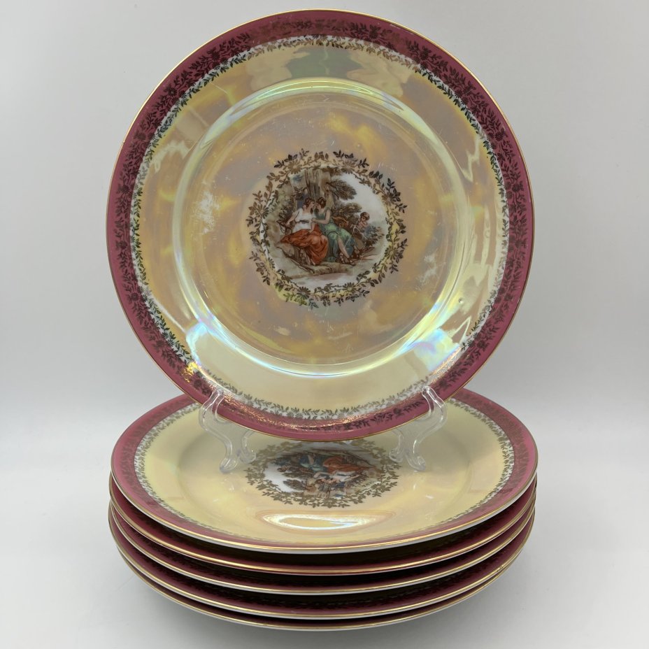 Набор из 6-ти обеденных тарелок "Мадонна"