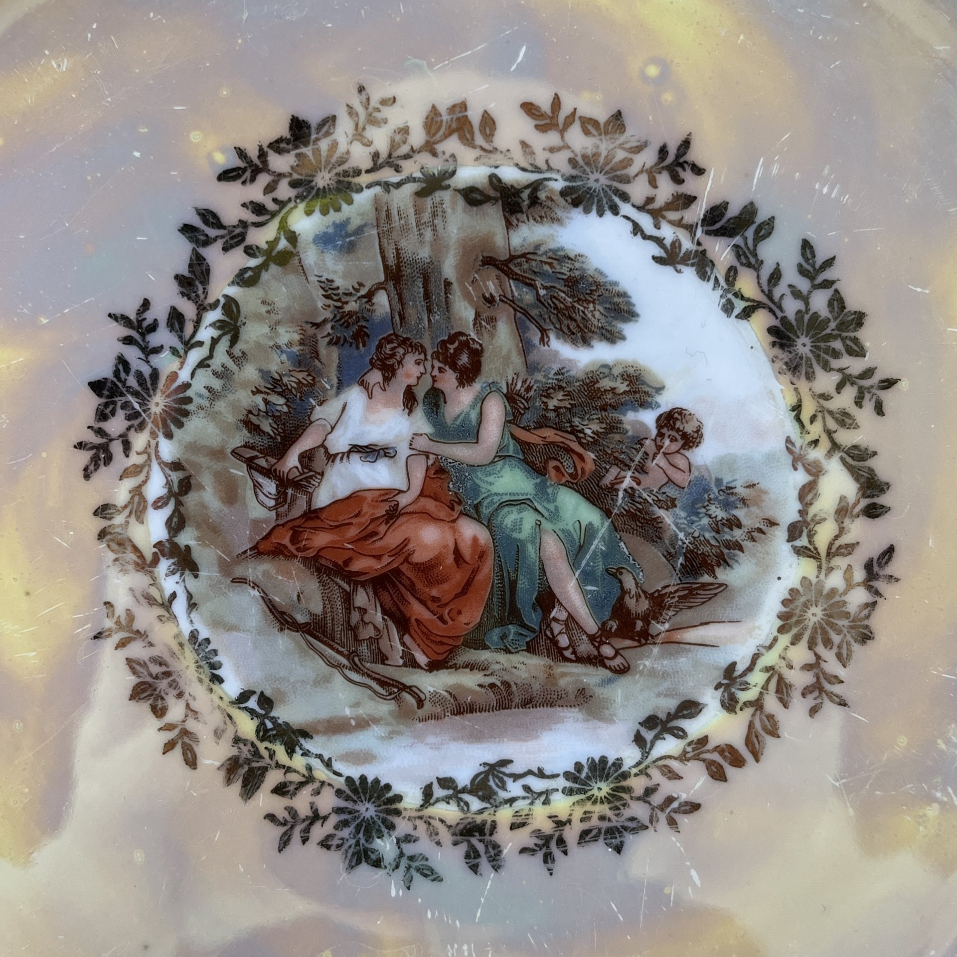 Набор из 6-ти обеденных тарелок "Мадонна"